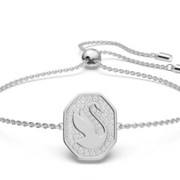 Swarovski Signum Bracelet, Swan, White, Rhodium plated new in gift box. - Picture 3 of 10
